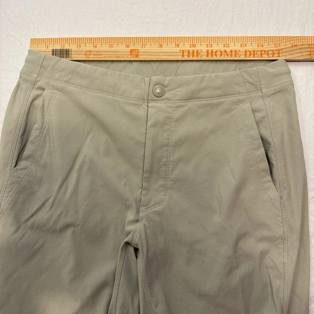 North Face Joggers Men M BEIGE PERFORMANCE JOGGER  Drawstring Casual Hiking